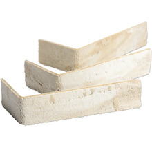 L-vormige hoekstrips in steenlook met gestructureerd oppervlak