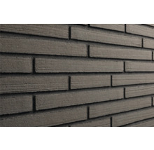 Steenstrips met een gestructureerd oppervlak in de kleur antraciet