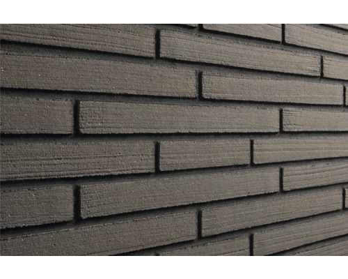 Steenstrips met een gestructureerd oppervlak in de kleur antraciet