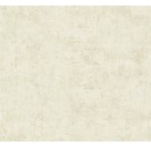 Behang met stucwerklook en een subtiele structuur in beige.