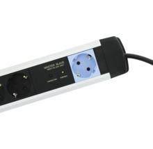 Master-slave stekkerdoos met indicatielampje en leerknop, 3680 Watt, 16 Ampere.