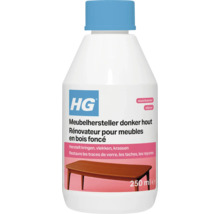 HG Meubelhersteller donker hout, 250 milliliter, herstelt kringen, vlekken en krassen op houten meubels.