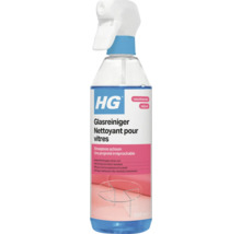 HG glasreiniger voor een streeploos resultaat in een 500 milliliter sprayflacon.