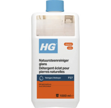 HG Natuursteenreiniger glans voor vloeren, 1000 milliliter fles voor reiniging en glans.