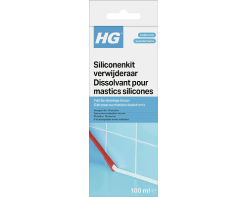 HG siliconenkit verwijderaar voor de badkamer, 100 milliliter.