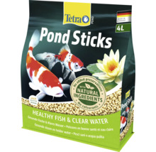 Tetra Pond Sticks visvoer, 4 liter, voor gezonde vissen en helder water, met natuurlijke ingrediënten, geproduceerd in Duitsland.