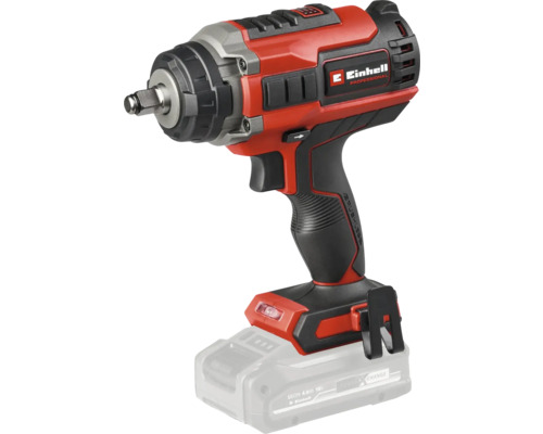 Einhell Professional accu-slagschroevendraaier met koolborstelloze motor, 18 Volt, Power X-Change, riemclip en LED-verlichting.