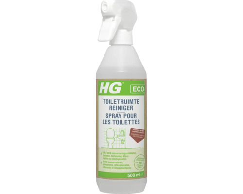 HG ECO Toiletruimte reiniger 500 Milliliter spray, milieuvriendelijke reiniger voor het toilet.