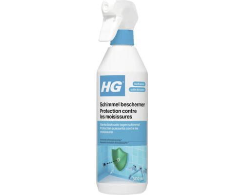 HG Schimmel beschermer spray, 500 milliliter flacon, voor de badkamer, voorkomt schimmelvorming.