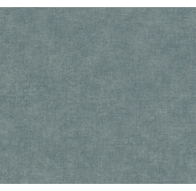Behang met fijne linnenstructuur in blauwgrijs.