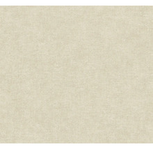 Vliesbehang met fijne horizontale structuur in linnenlook.