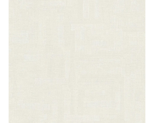 Vliesbehang met fijne textielstructuur en linnenlook.