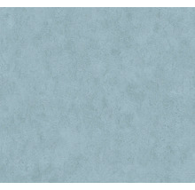 Gestructureerd behang met een lichtblauw oppervlak in stucwerklook.