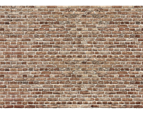 Behang met baksteen-look in rustieke stijl voor wanddecoratie binnenshuis.