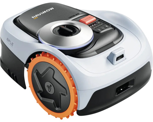 Segway Navimow robotmaaier met vierwielaandrijving, cameranavigatie en terreinwielen.