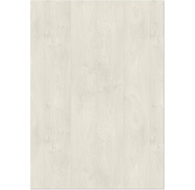 Laminaat of vinylvloer met een lichte houtlook, fijne houtnerven en noesten.