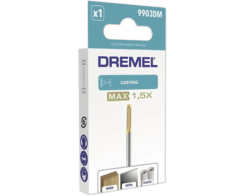 Dremel 9903DM frees voor houtsnijwerk, metaal en kunststof in de verkoopverpakking.