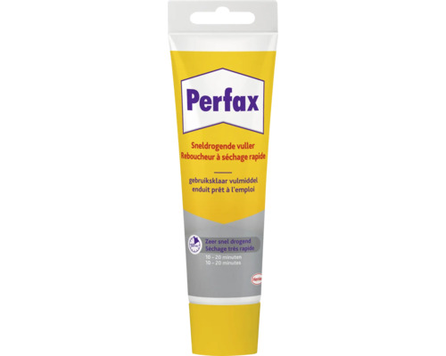 PERFAX Sneldrogende vuller 300 g Perfax sneldrogende vuller gebruiksklaar in tube, droogtijd 10 tot 20 minuten.