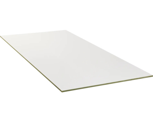 Witte gemelamineerde spaanplaat voor meubelbouw en interieurbouw.