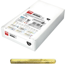 TOX Contact Pro 1 chemische ankers, verpakking van 10 stuks en een losse harscapsule. TOX Logo en Europese conformiteit.