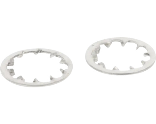 Tandveerringen met binnentanding van metaal.