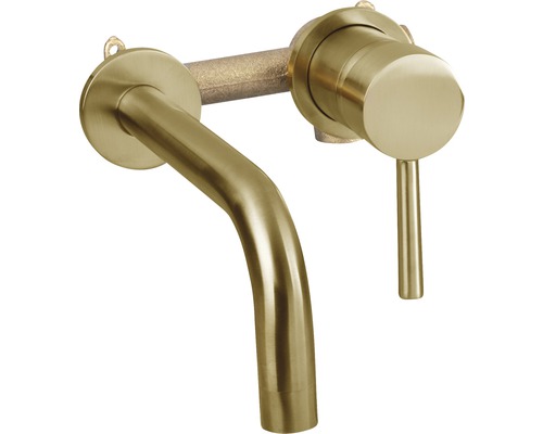 Complete inbouw wastafelkraan 20 cm goud Complete inbouw wastafelkraan 20 cm goud