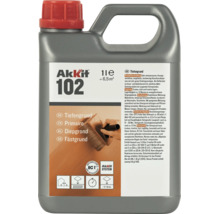 AkKit 102 Diepgrond, flacon van 1 liter, zeer emissiearm, voor wand en vloer, bereik circa 6,5 vierkante meter.