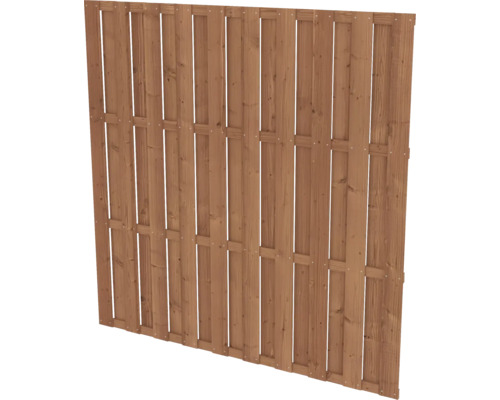 Houten schuttingpaneel met verticale planken voor de tuin.