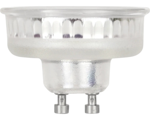 LED-reflectorlamp met GU10-fitting van glas.
