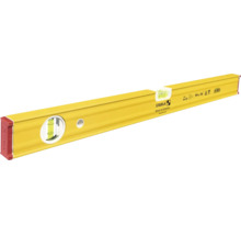 Gele Stabila waterpas type 80 AS, lengte 60 centimeter, met een horizontale libel en een verticale libel van aluminium.