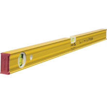 Gele Stabila aluminium waterpas type 80 ASM, 80 centimeter, met horizontale en verticale libel.