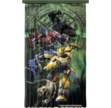 Gordijn met Transformers Rise of the Beasts motief, met Optimus Prime, Bumblebee, Optimus Primal en Cheetor.