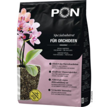 Lechuza PON speciaal substraat voor orchideeën, turfvrij mineraal plantensubstraat, bemest, voor gezonde wortelgroei en bloei.