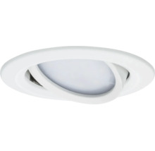 Ronde inbouwspot kantelbaar wit