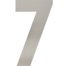 Huisnummer 7 van roestvrij staal