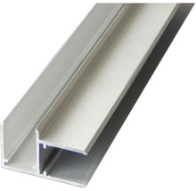 Aluminium profiel in H-vorm voor bouwprojecten en bekledingen.
