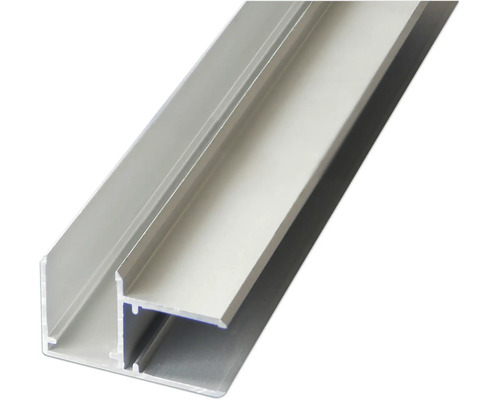 Aluminium profiel in H-vorm voor bouwprojecten en bekledingen.