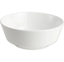 Witte ronde schaal van porselein.