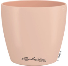 Ronde bloempot van kunststof, Lechuza Logo.
