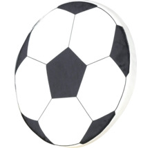 Muursticker in het ontwerp van een voetbal met een klassiek patroon.