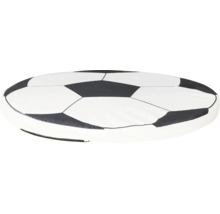 Rond zitkussen in voetbaldesign