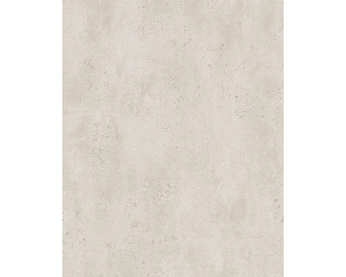 Vliesbehang met betonlook in beige, fijn gestructureerd oppervlak.