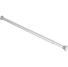Telescopische douchegordijnstang van aluminium, uitschuifbaar.