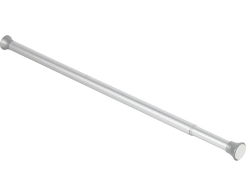 Telescopische douchegordijnstang van aluminium, uitschuifbaar.