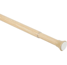 Vitragestang van licht hout, uitschuifbaar