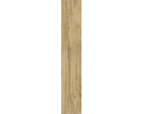 Vloerpaneel in houtlook met natuurlijke nerf en noesten.