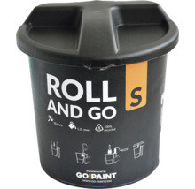 Go Paint verfbak emmer Roll and Go S van gerecycled kunststof voor 10 centimeter verfrollers met 1,2 liter inhoud.