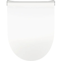 Toiletzitting in U-vorm van kunststof voor de badkamer.