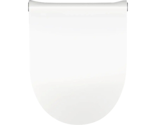Toiletzitting in U-vorm van kunststof voor de badkamer.