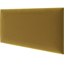 Gevoerd wandpaneel met een geweven wafelstructuur.